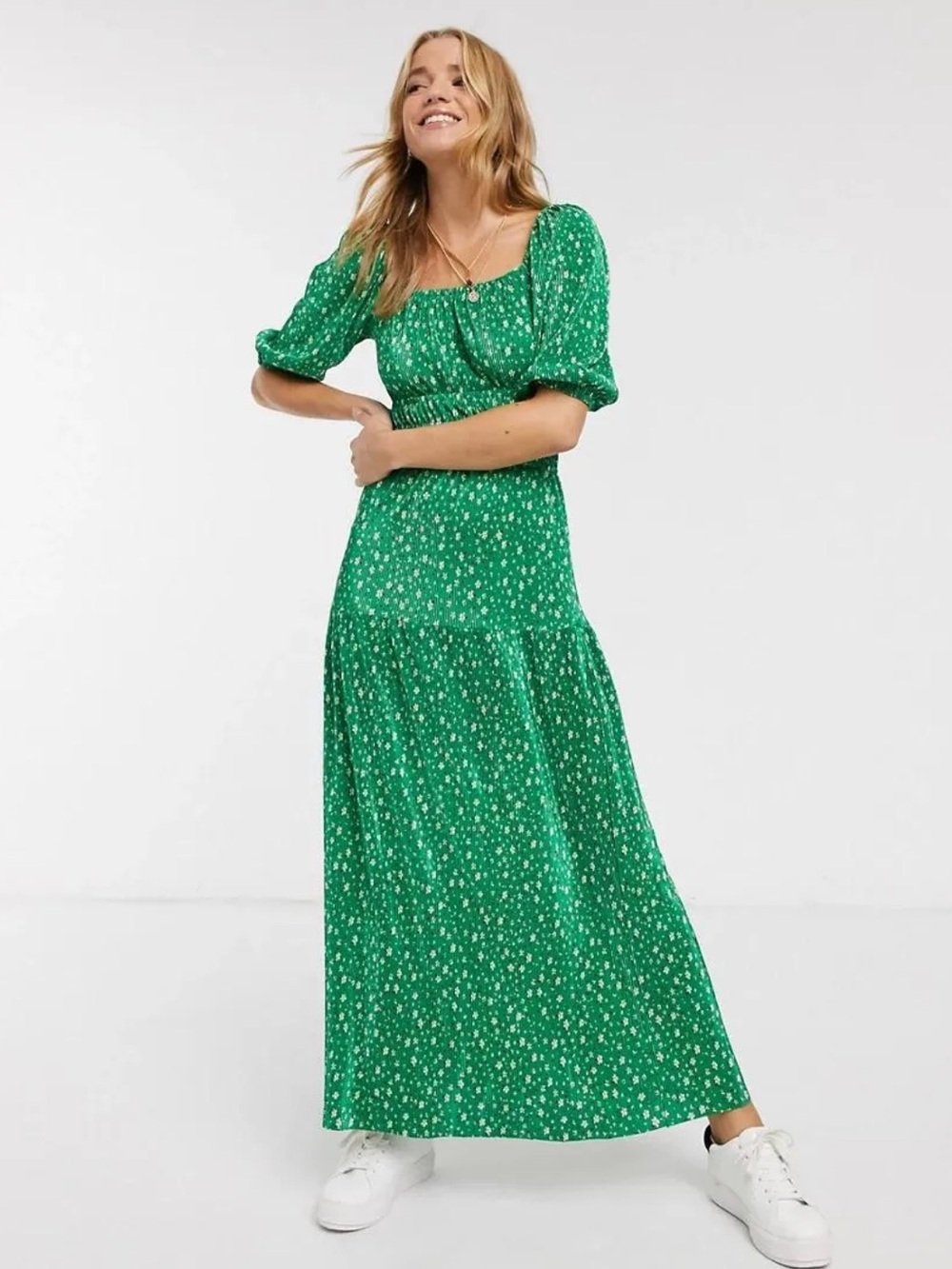 ASOS Plisse Maxi Dress